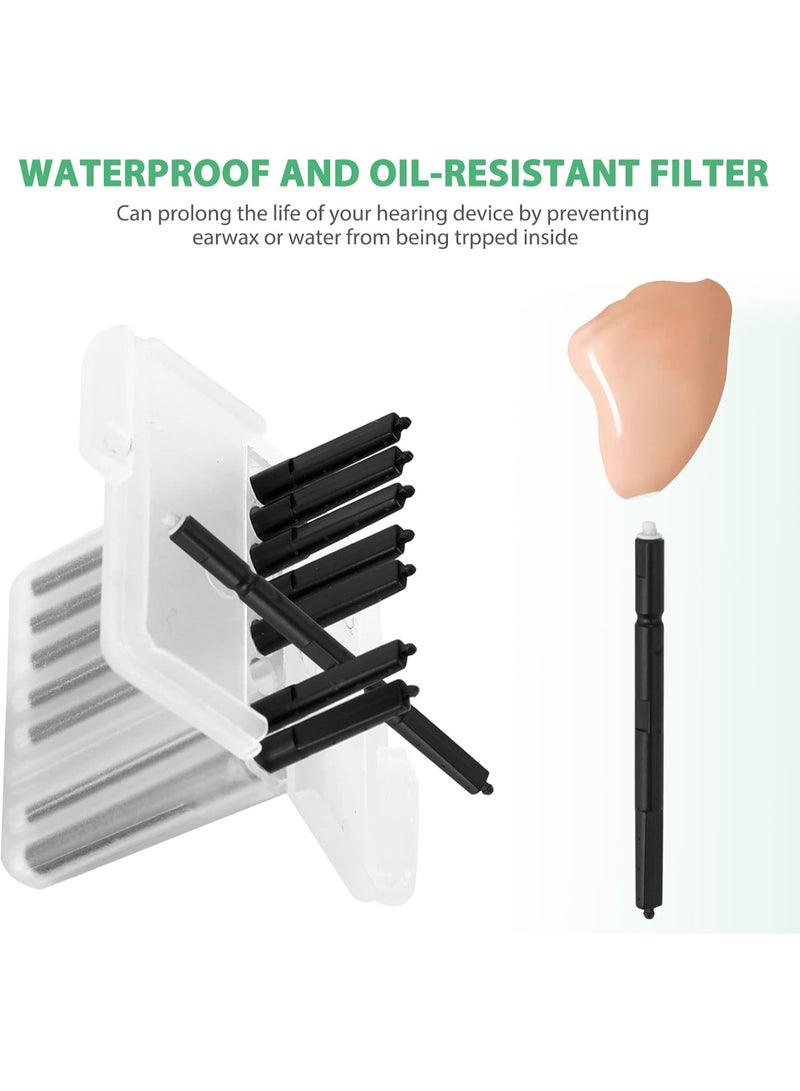 Ru syanl Wax Guard Filters for Hearing Aid - Hearing Aid Wax Filters for Phonak Resound Widex and Unitron - Professional Hearing Aid Accessories 4 Pack  - Image 3