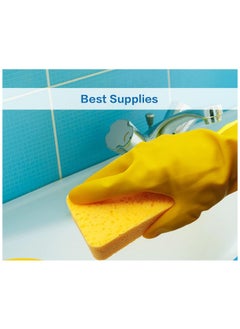 Generic Kitchen Sponges for Dish, Thick Heavy Duty Scrub Sponges, Non-Scratch Scrubber for Household, Cookware, Bathroom, Compressed Packaging (5 Pack)  - Image 5