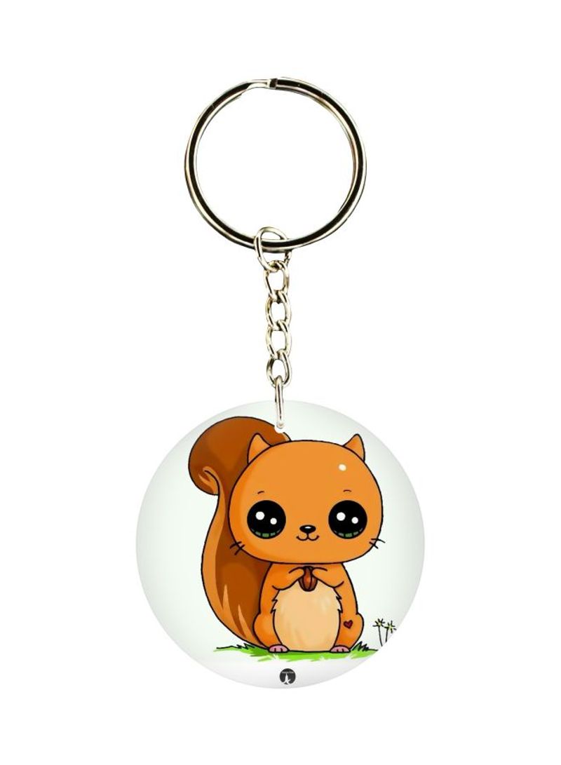 Cartoon Printed Keychain