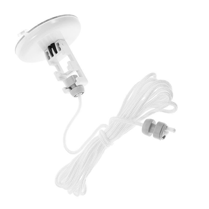 🌱 حبل غسيل خارجي قابل للسحب قوي للاستخدام المحمول بدون تركيب بمسامير أبيض - Image 1