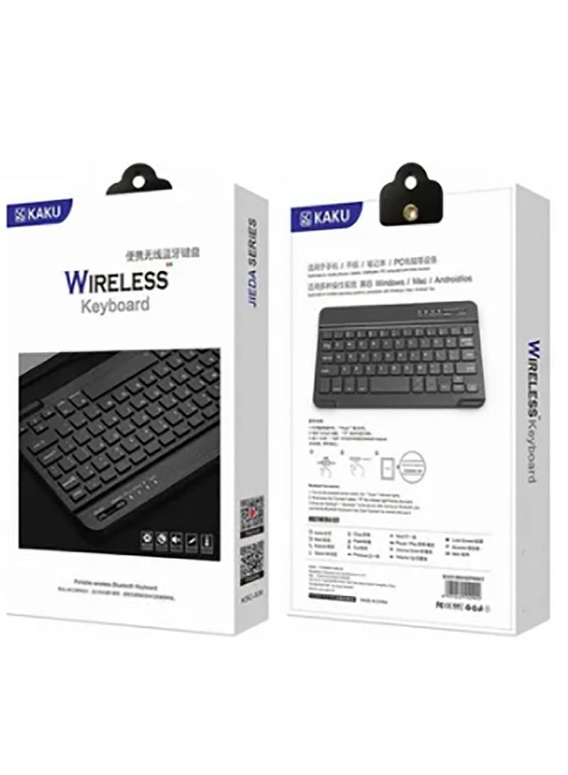 Kaku Portable, Wireless Smart Arabic and English Bluetooth Keyboard 10inch Black - Image 3