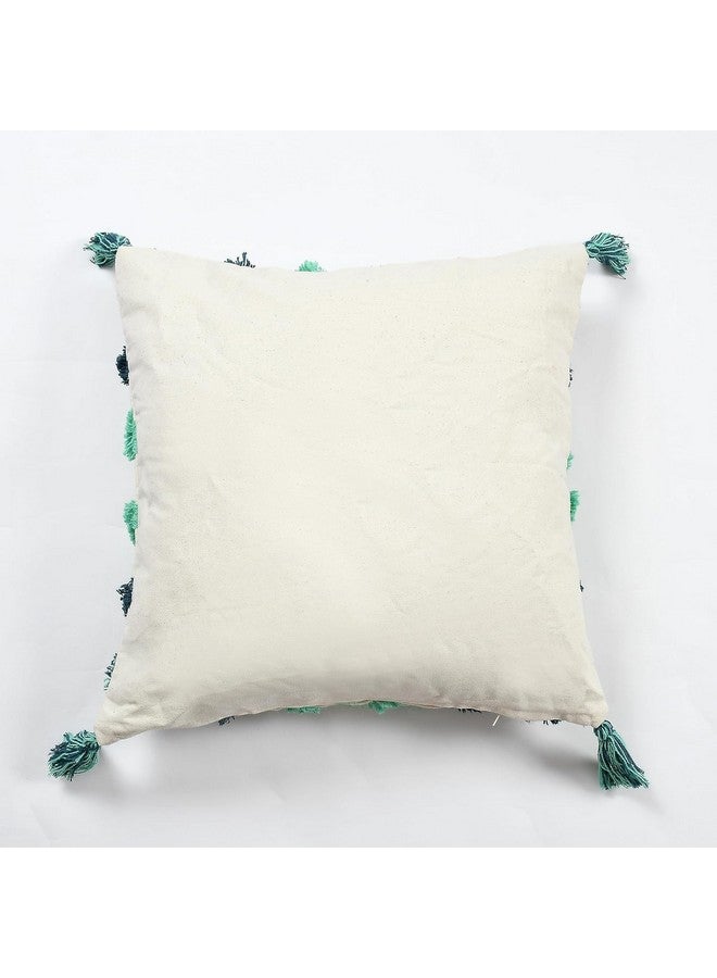 Furnistitchs Furnistitchs Premium Decorative Throw Cushion Pillow Cover Boho Home Decor - Living Room Bedroom Couch Sofa Cushion Covers 16 inch x 16 inch (Green Diamonds, 2) - Image 3