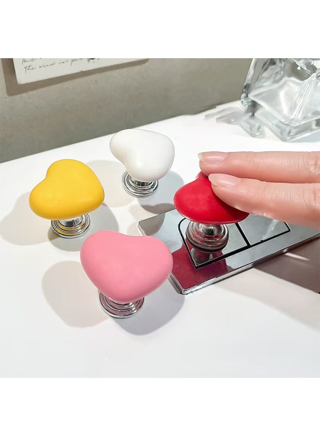 The Toilet Tank Button, 4 Pieces of the Toilet Pressure Button, auxiliary Button for the Toilet Tank, the Toilet Button Handle, the Upper Water Handle, the Water Tank Auxiliary Tool - Image 1