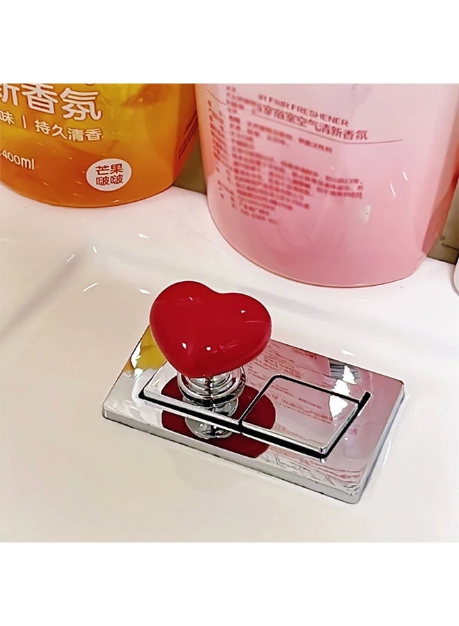 The Toilet Tank Button, 4 Pieces of the Toilet Pressure Button, auxiliary Button for the Toilet Tank, the Toilet Button Handle, the Upper Water Handle, the Water Tank Auxiliary Tool - Image 2