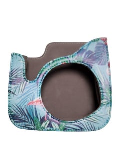 O Ozone Case for Fujifilm Instax Mini 11/12 Case PU Leather Instant Camera Cover with Adjustable Strap - Green Leaf  - Image 3