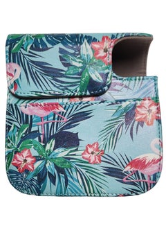 O Ozone Case for Fujifilm Instax Mini 11/12 Case PU Leather Instant Camera Cover with Adjustable Strap - Green Leaf  - Image 2