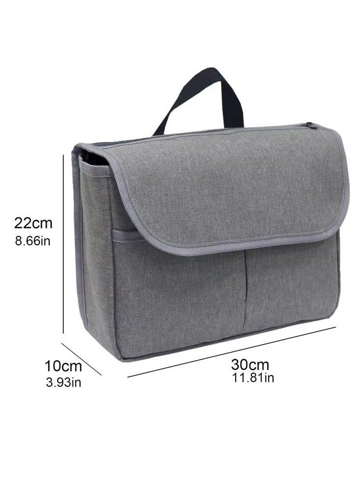 general Wheelchair Side Storage Bag Walker Storage Bag Large-capacity Multi-level Suspension Bag 30X10X22cm - Image 3