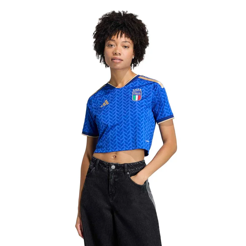 Adidas  Italy 26 Home Cropped Jersey for Women | Best Price UAE