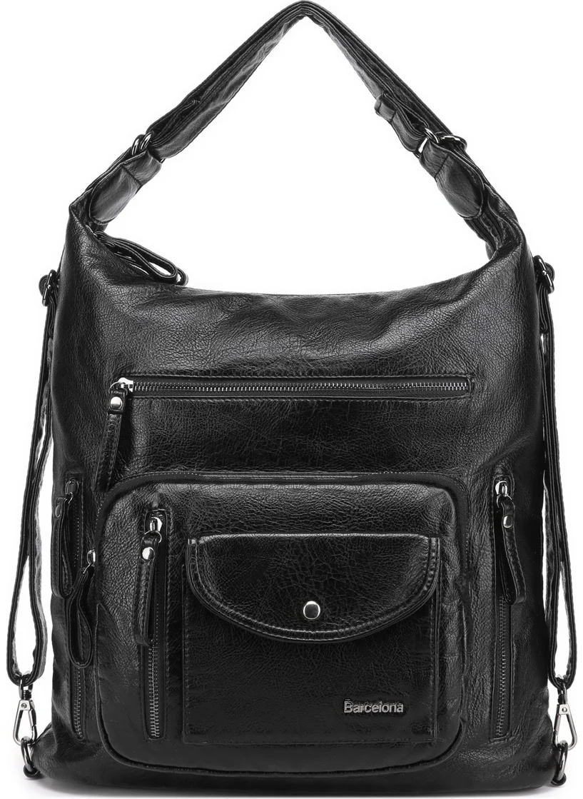 Barcelona Washed Leather Both Back and Shoulder Women's Bag 21-K 1580