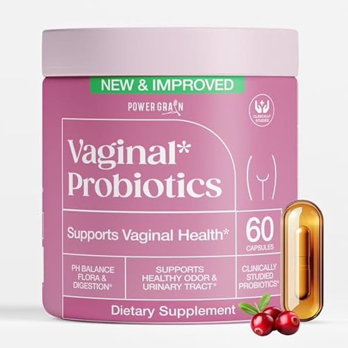 Vaginal Probiotics Supplement – 2 Billion CFUs with Cranberry (Revised Packaging) – pH Balance & Vaginal Health Support – Prebiotics & Digestive Enzymes – Supports Vaginal Flora & Odor