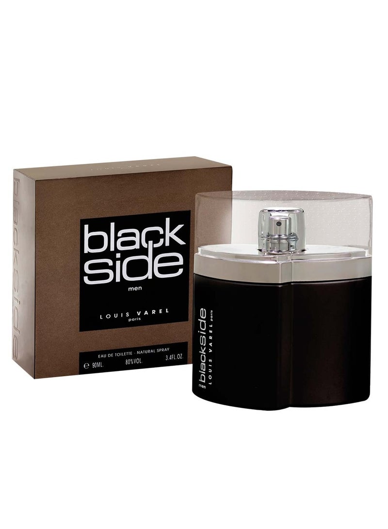 LOUIS VAREL BLACK SIDE EDT MEN 90ML - Image 2