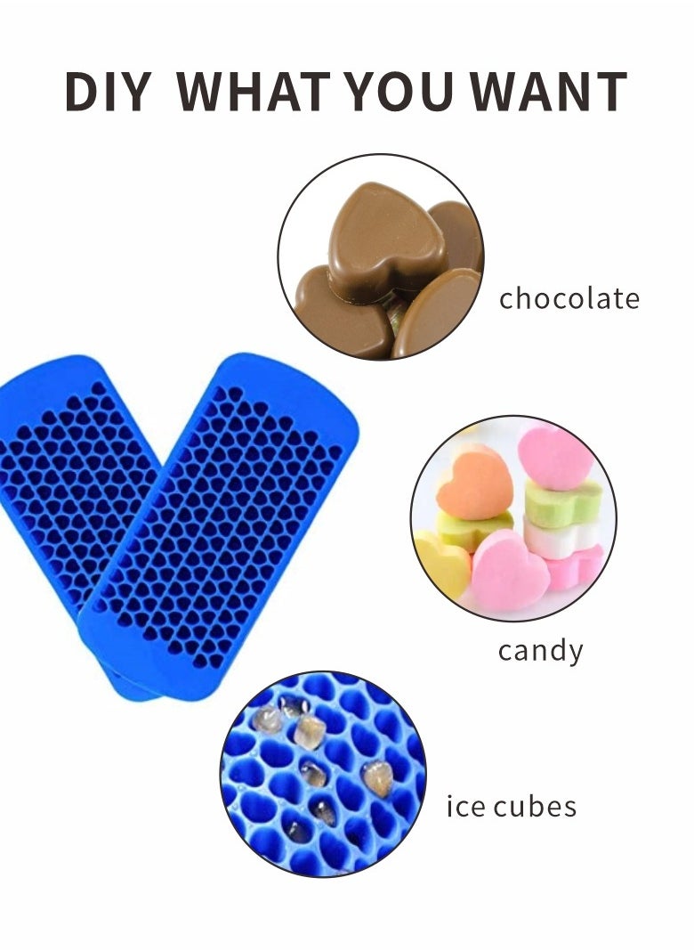 HieerBus Mini Silicone Ice Cube Trays Chocolate Mold  Non-Stick Food Grade Silicone Molds Baking Mold Reusable Candy Mold. ﻿  - Image 3