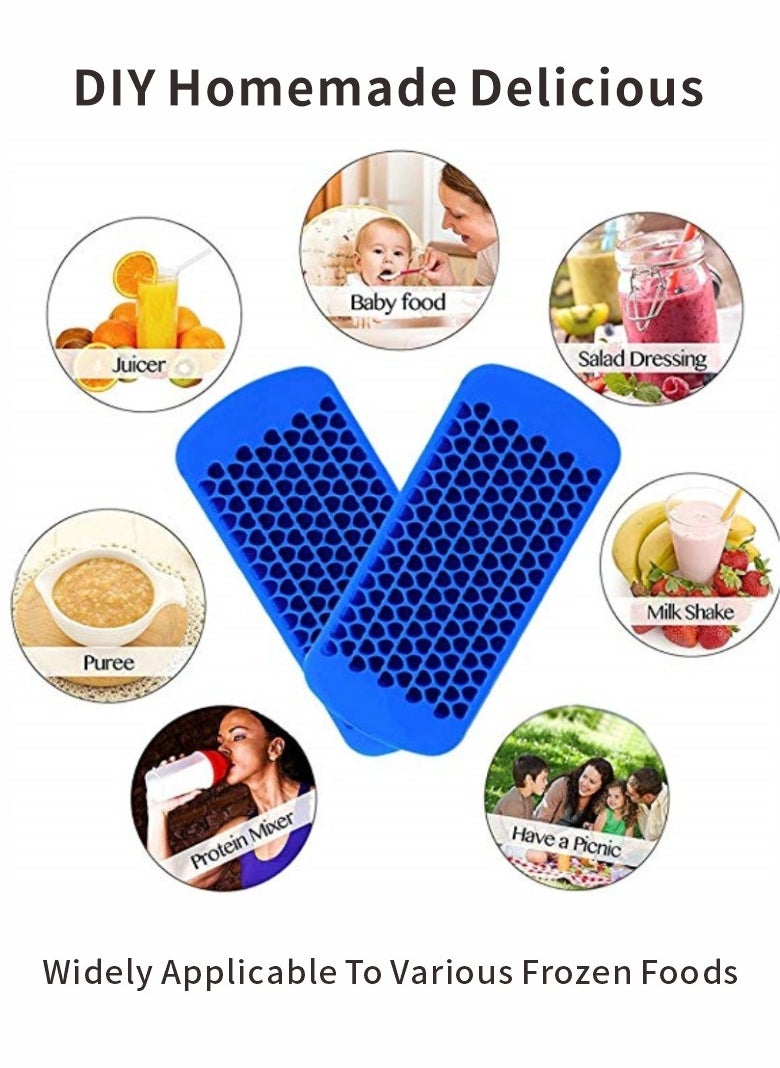 HieerBus Mini Silicone Ice Cube Trays Chocolate Mold  Non-Stick Food Grade Silicone Molds Baking Mold Reusable Candy Mold. ﻿  - Image 5