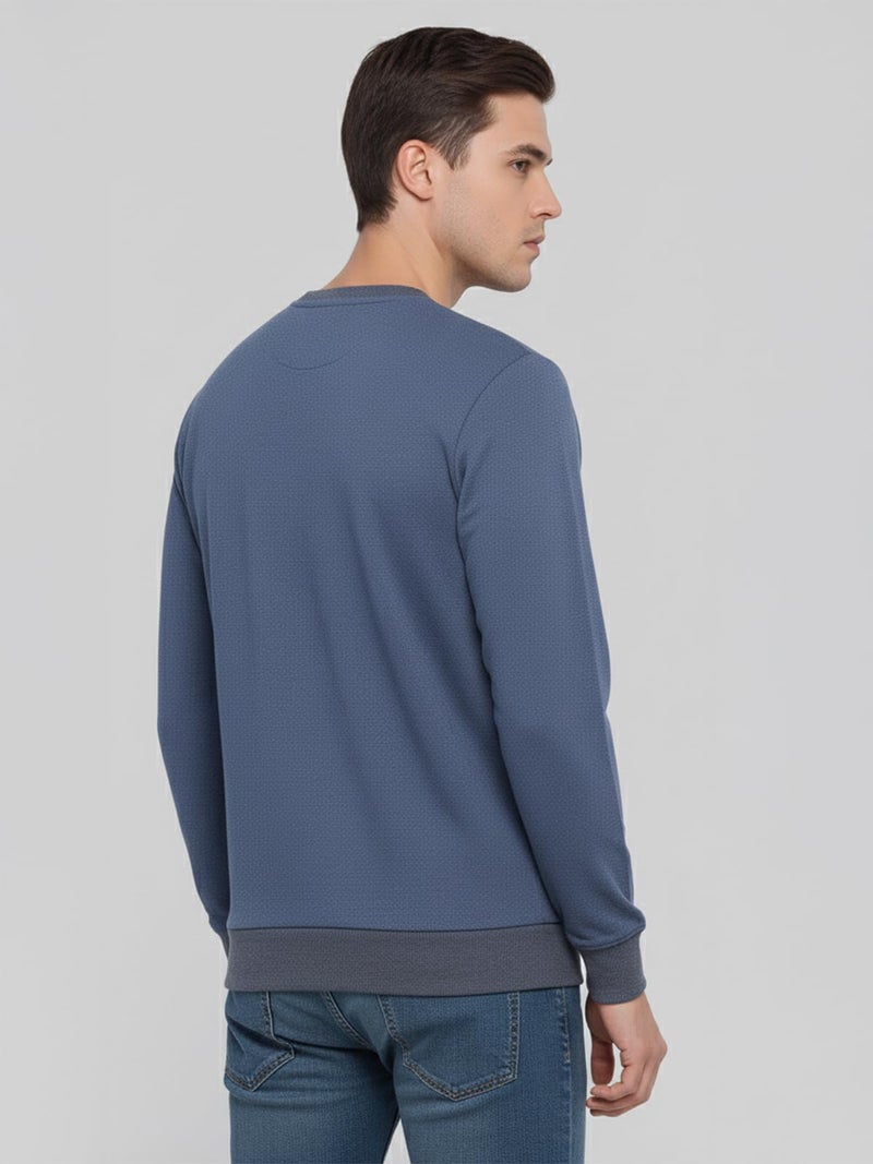 ONN Men's Cotton Regular Fit Full Sleeve Round Neck Sweatshirt 9001_NML_M_1PC - Image 4