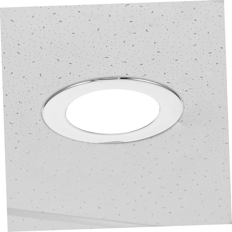 Silver Iron Trim Light Housing For Recessed Spotlights Easy Installation Versatile - Image 5