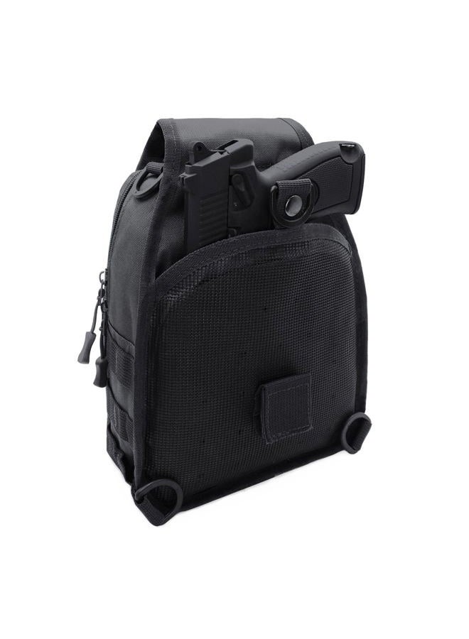 Viriber Tactical Backpack, Waterproof Military Cross-body Molle Sling Shoulder Backpack Chest Bag for Outdoor Every Day Carry, Green Camo, One size - Image 2