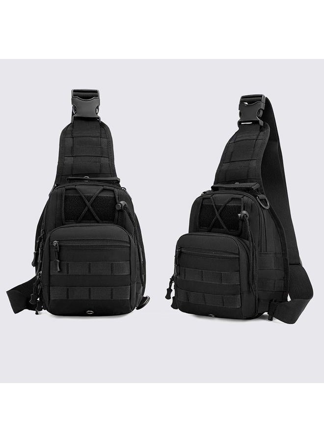 Viriber Tactical Backpack, Waterproof Military Cross-body Molle Sling Shoulder Backpack Chest Bag for Outdoor Every Day Carry, Green Camo, One size - Image 3