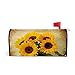 My Little Nest My Little Nest Blooming of Sunflowers Magnetic Mailbox Cover Welcome Home Decor for Standard Size 20.7"x 18.05" Post  - Image 2
