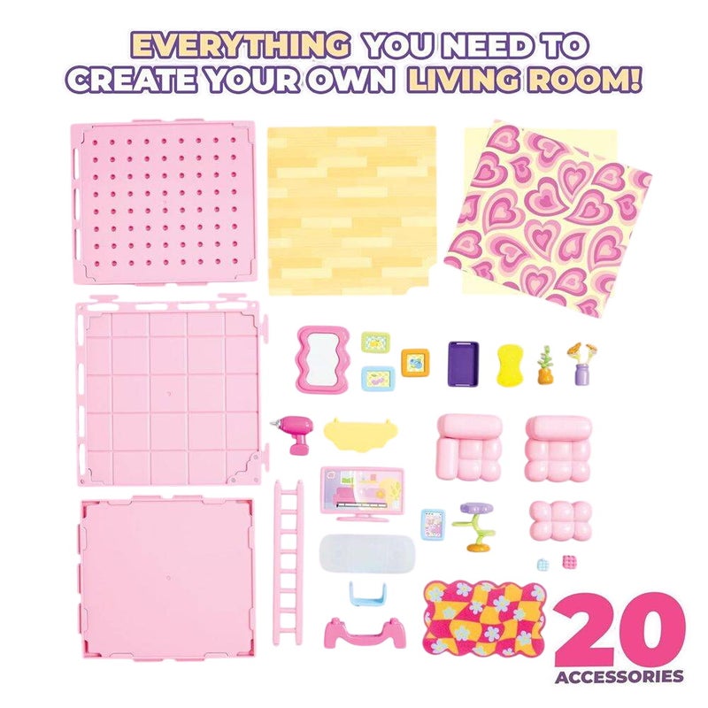 Suite Spaces Unbox & Build Living Room Room Set (20 Accessories) - Image 2