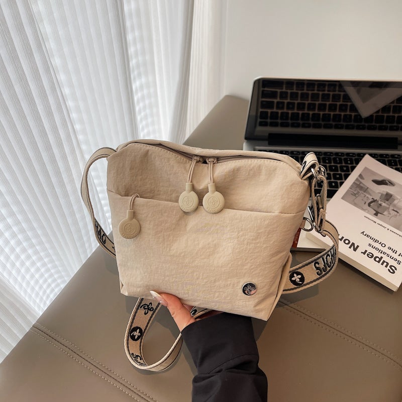 Youzuo Women's Premium Waterproof Colour-Block Fabric Crossbody Bag 2025 for Casual Commute - Image 1