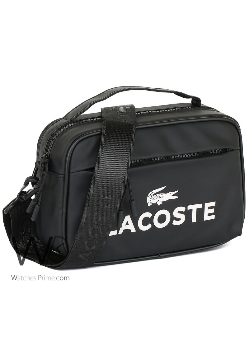 LACOSTE Black Lacoste Crossbody Shoulder Men Waterproof Hand Bag  - Image 2