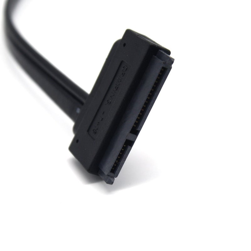 SinLoon 2.5'' Hard Disk Drive SATA 22Pin to eSATA Data USB Powered Cable Adapter for Optimized for SSD, Support UASP SATA IIIEC-SSHD(Black) - Image 5