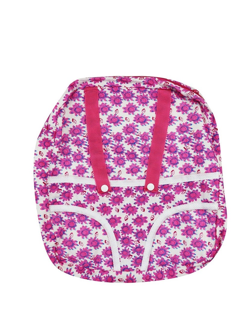 SYOSI Baby Doll Carrier Backpack Doll Accessories -Storage for Doll Clothes and Accessories- Fits 15 to 18 Inch Dolls - Image 1