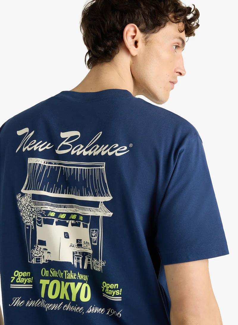 New Balance NB NAVY (NNY) International Tokyo Graphic T-Shirt for Men | Best Price UAE