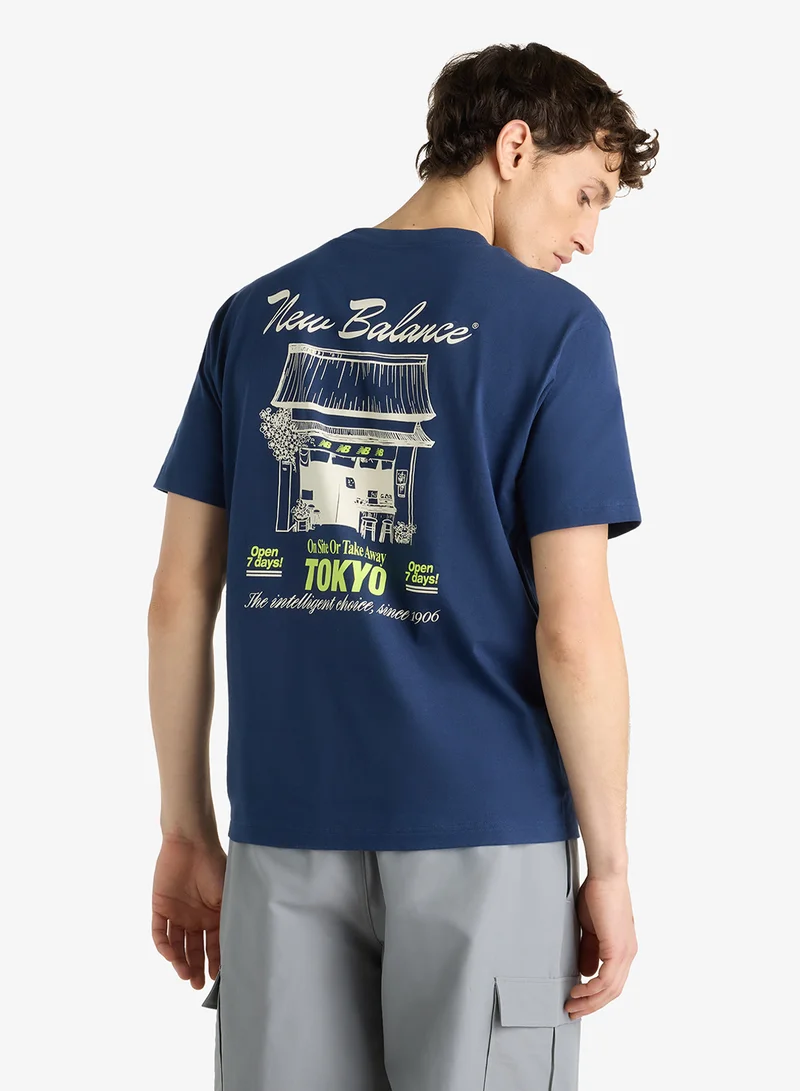 New Balance NB NAVY (NNY) International Tokyo Graphic T-Shirt for Men | Best Price UAE