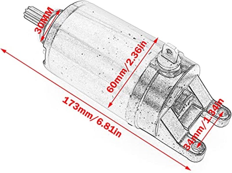 Vuzmode Starter Motor for Jet Ski Models - Image 2