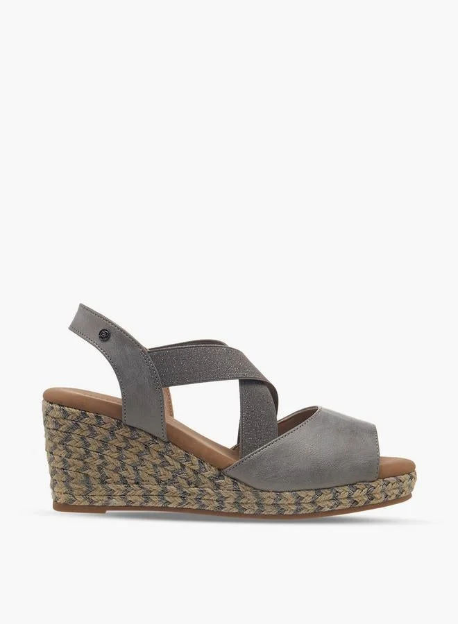 ببرمنة Women Wedge Heel Espadrille Sandals