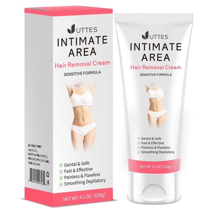 IntimatePrivate Hair Removal Cream for Women for Unwanted Hair in Underarms Private Parts Pubic  Bikini Area Painless Flawless Depilatory Cream Sensitive Formula Suitable for All Skin Types