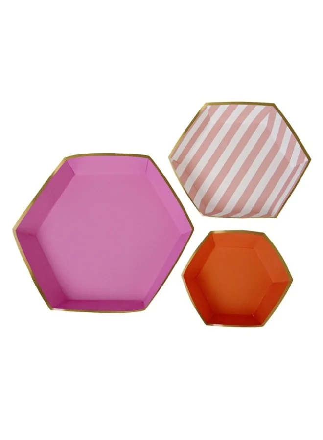 Meri Meri Toot Sweet Pink Platter Set