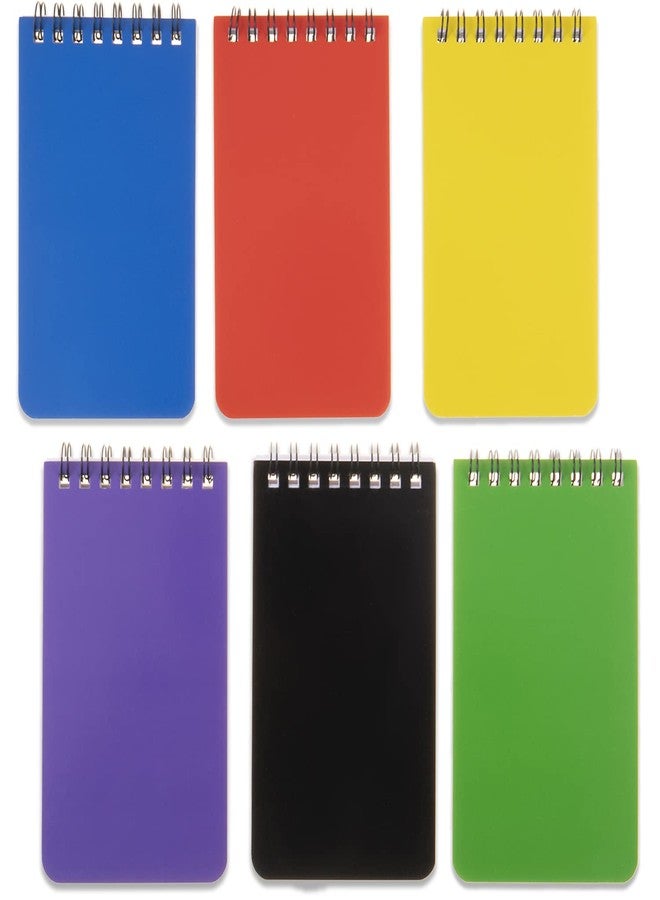 QiCheng Pocket Notebook Small Notepad Pocket Notepad Small Spiral Notebooks 3X5Inches (6-black) - Image 1