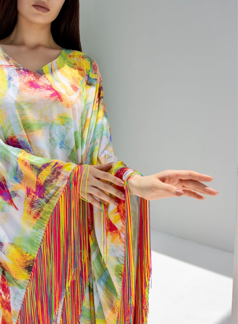 Tropical Dreamscape Kaftan - Image 4