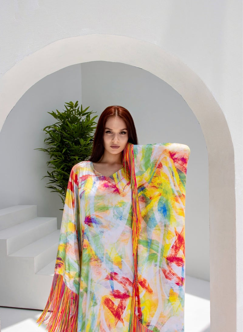Tropical Dreamscape Kaftan - Image 5