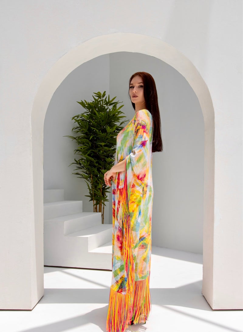 Tropical Dreamscape Kaftan - Image 3