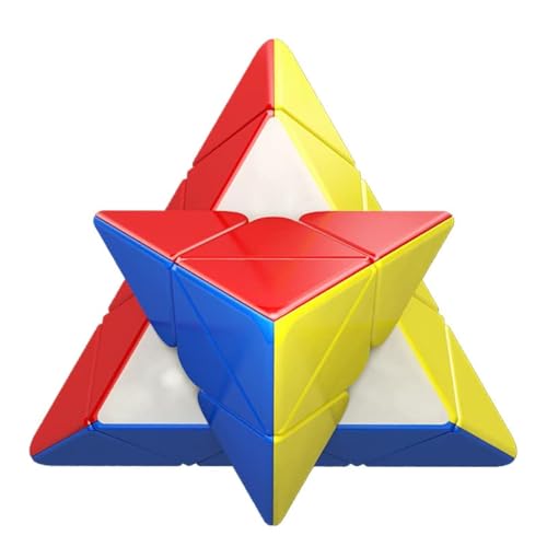 Cuberspeed MoYu Magnetic Pyramid Triangle Speed Cube RS Pyramid Magnetic stickerless Speed Cube Pyramid M Puzzle - Image 1