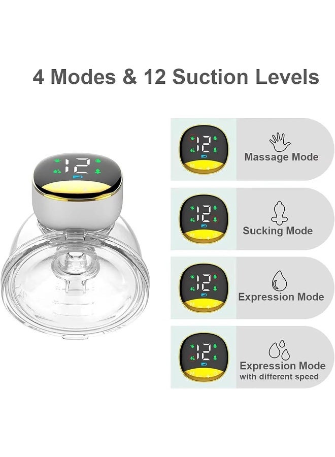 SAFENHAND Wearable Breast Pump- Portable Electric Pump Hands Free - Image 5