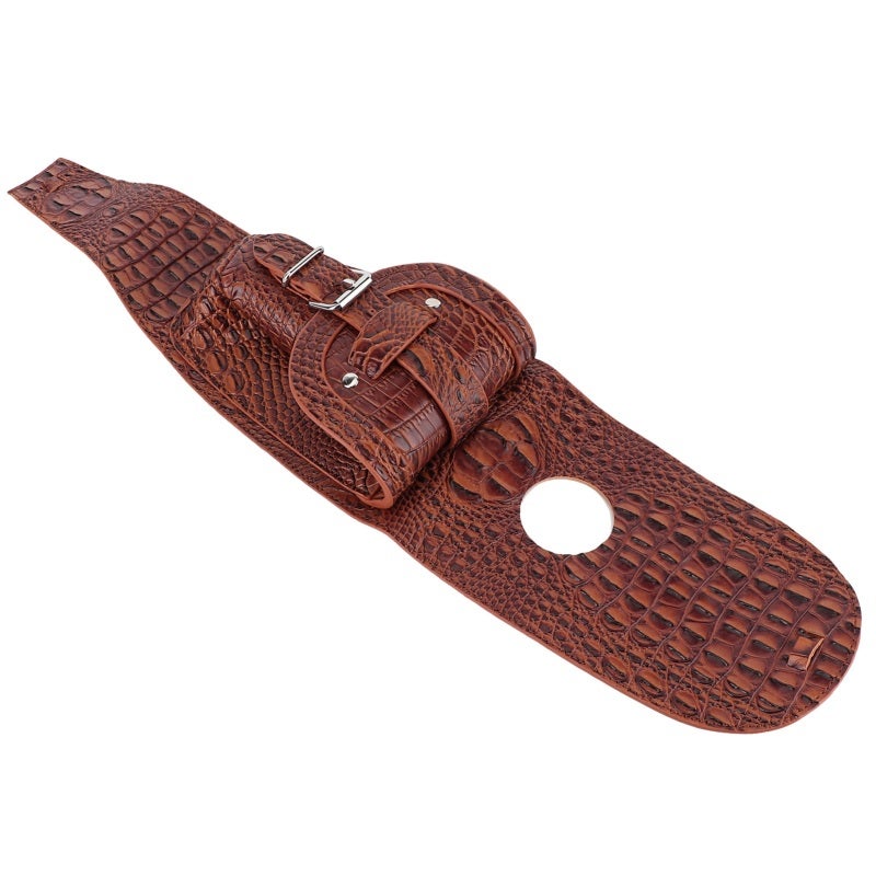 Fuel Tank Panel Bag High Quality PU Leather Motorcycle Fuel Tank Bag - Easy Installation with Mounting Straps Fuel Tank Pouch for Mobile Phone Wallet Storage - Image 3