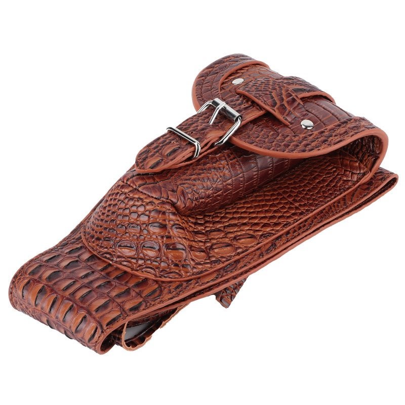 Fuel Tank Panel Bag High Quality PU Leather Motorcycle Fuel Tank Bag - Easy Installation with Mounting Straps Fuel Tank Pouch for Mobile Phone Wallet Storage - Image 4