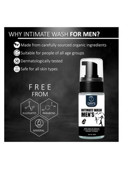 7 Days Intimate Wash Expert, 100ml, Hygiene Wash for Men, Genital Wash, Irritation & Dryness, Suitable For All Skin Types  - Image 2