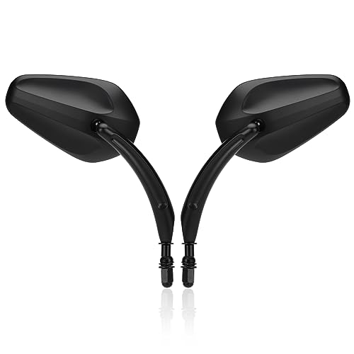 VG MOTO Motorcycle Rearview Mirror Side Mirrors 360 Degree Black Replacement for Harley Softail Dyna Sportster XL 883 1200 Electra Glide Street Bike Scooter Chopper Cruiser - Image 1