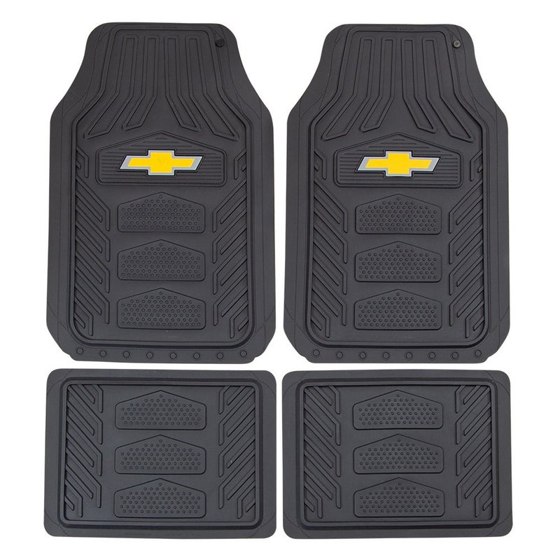 Plasticolor Chevrolet Weatherpro 4 Piece Floor Mats Set, Floor Mats by Plasticolor (001664R03), Black, One Size - Image 1