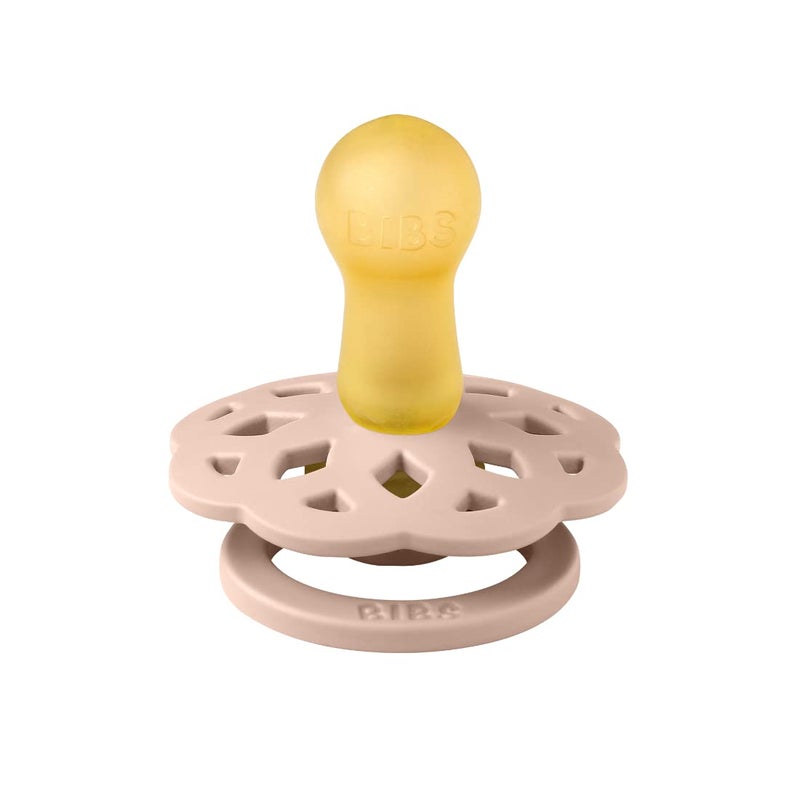 BIBS Pacifiers - Boheme Collection | BPA-Free Baby Pacifier | Made in Denmark | Set of 2 Woodchuck/Blush Color Premium Soothers | Size 6-18 Months - Image 4