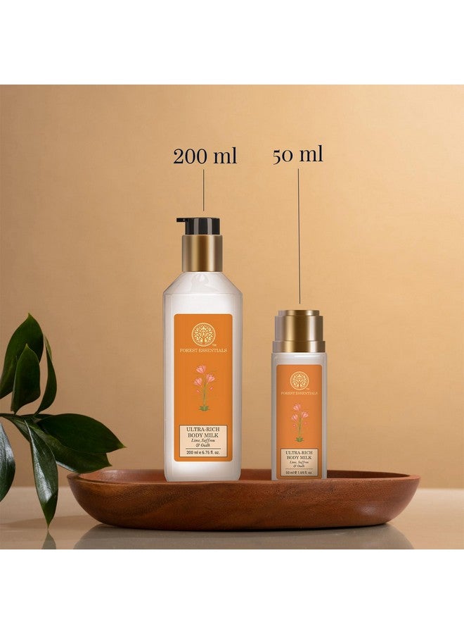 فورست اسينشالز حليب الجسم فائق الثراء، عود الليمون والزعفران | غسول الجسم المرطب الأيورفيدا للترطيب | مرطب طبيعي للجسم - Image 5