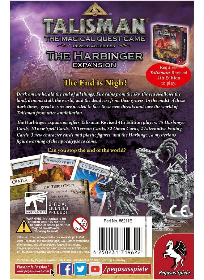 Pegasus Spiele - Talisman: The Harbinger Expansion Purple - Image 1