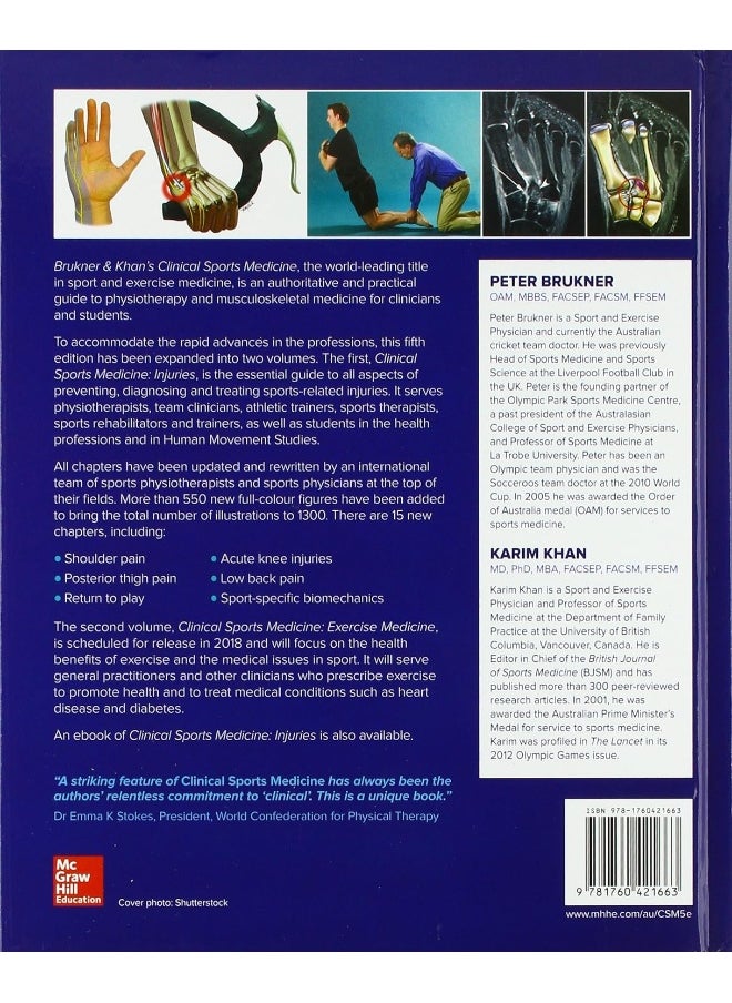 Brukner and Khans Clinical Sports Medicine Injuries, Volume 1 (AUSTRALIA HEALTHCARE Medical Medical)  - Image 2