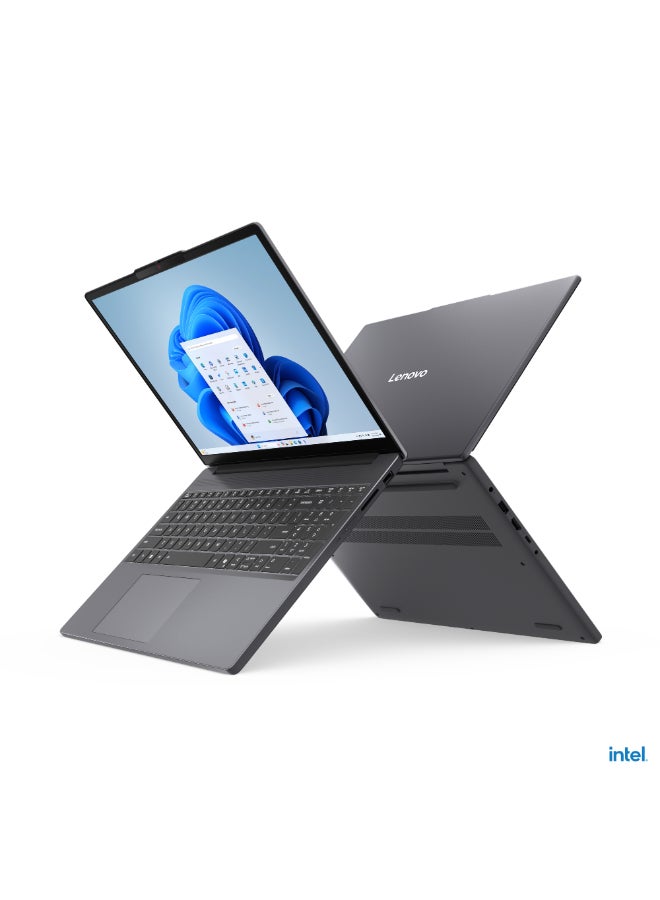 لينوفو لابتوب IdeaPad Slim 3 15IRH10 (2025) بشاشة 15.3 بوصة، مع معالج Core i7-13620H/ذاكرة RAM سعة 16GB/قرص SSD سعة 512GB/رسومات Intel UHD/نظام Windows 11 Home بالإنجليزية/العربية لون لونا الرمادي - Image 4