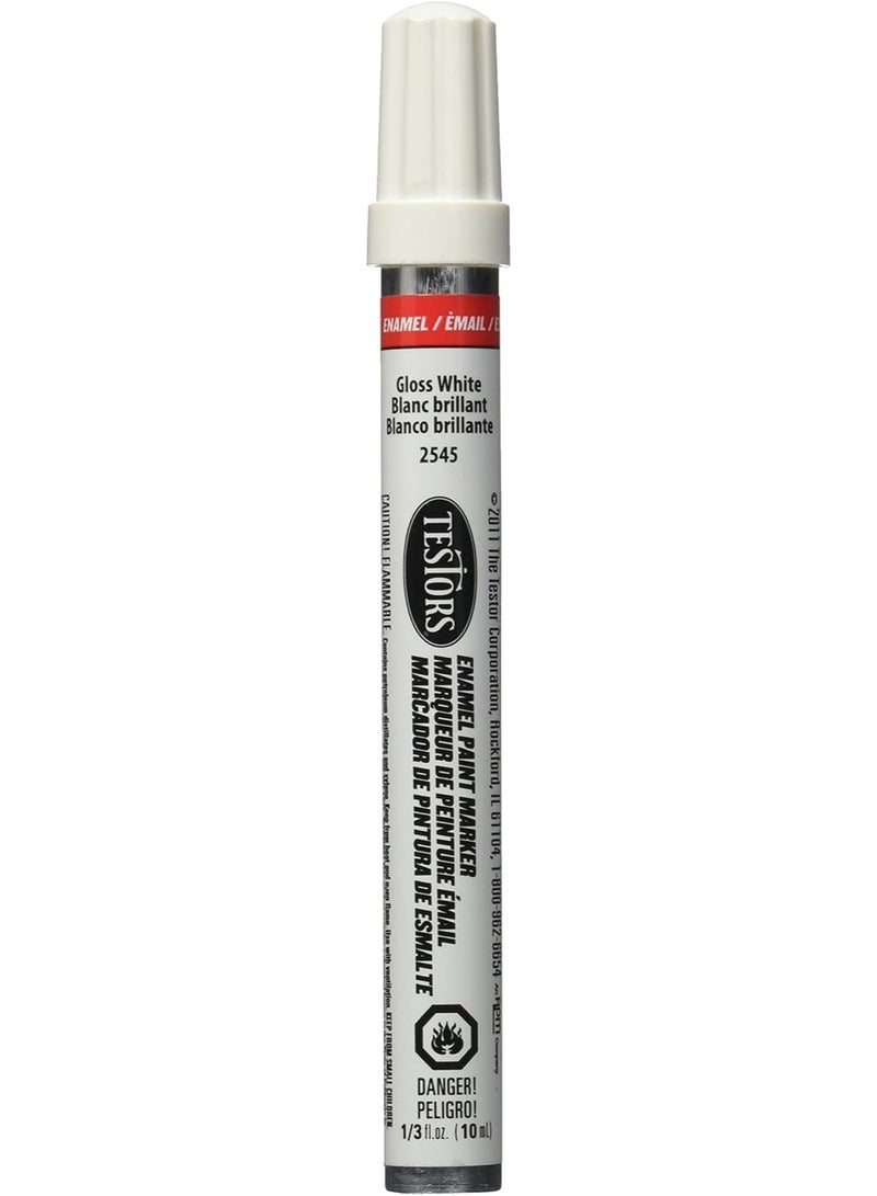 Testors Enamel Paint Marker-Gloss White